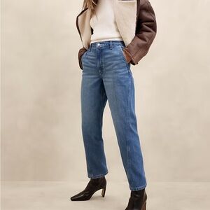 Women's Petite Barrel Jeans